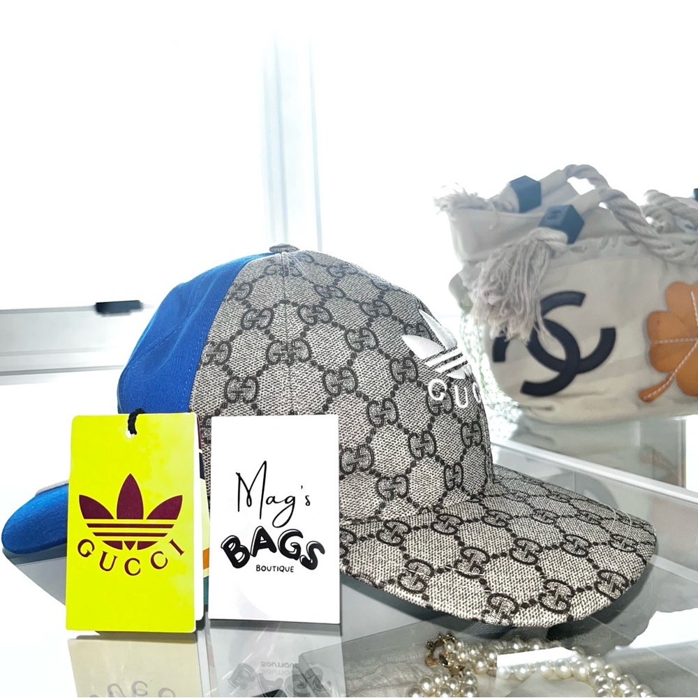 Gucci x Adidas: Double-Sided GG Monogram Limited Edition Cap Hat - Picture 7 of 16